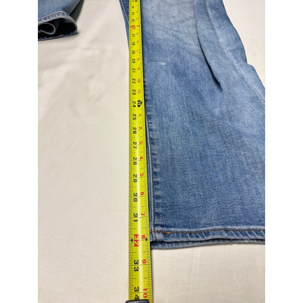 Lucky Brand 329 Classic Straight Mens Blue Denim Jeans 34x32 Medium Wash Stretch - Picture 13 of 16